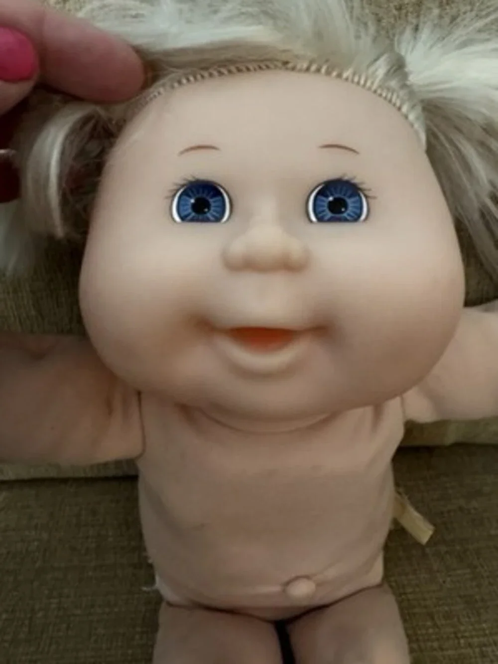 Vintage Talking Cabbage Patch Doll Blonde 1996